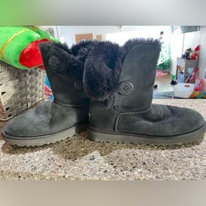 UGG Black Fur Boots